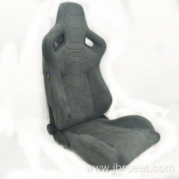 Adjustable Gray PVC leather universal racing car seats